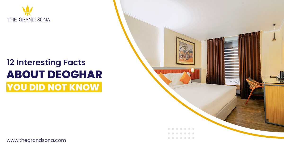A scenic view of Deoghar with cultural highlights, shared by The Grand Sona